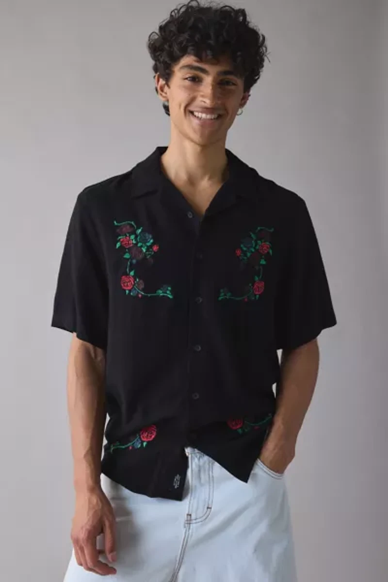 THRILLS Thorned Short Sleeve Bowling Shirt