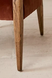 Edith Upholstered Velvet Arm Chair