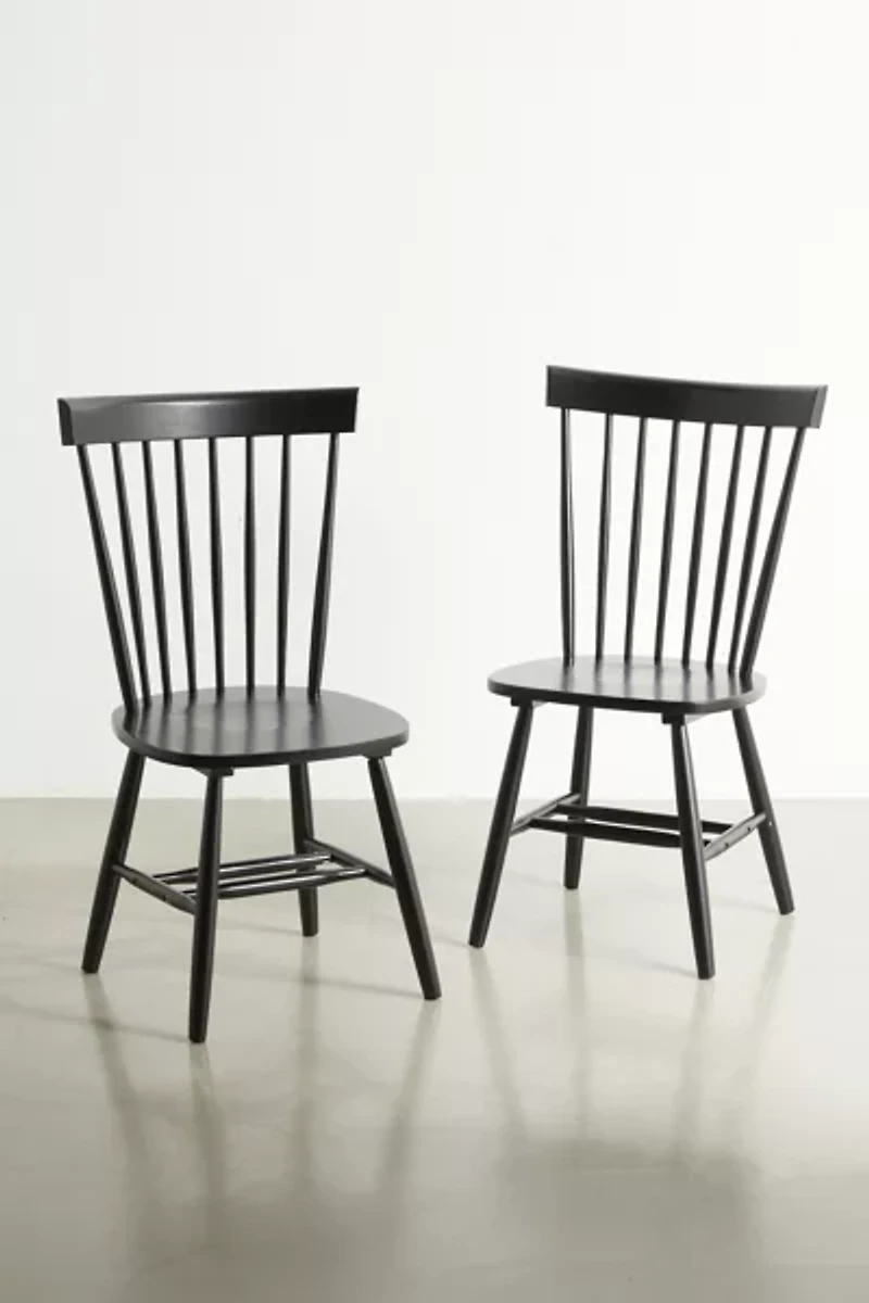 Spindle Back Dining Chair - Set Of 2