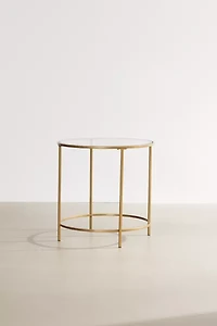 Claire Round Metal Side Table