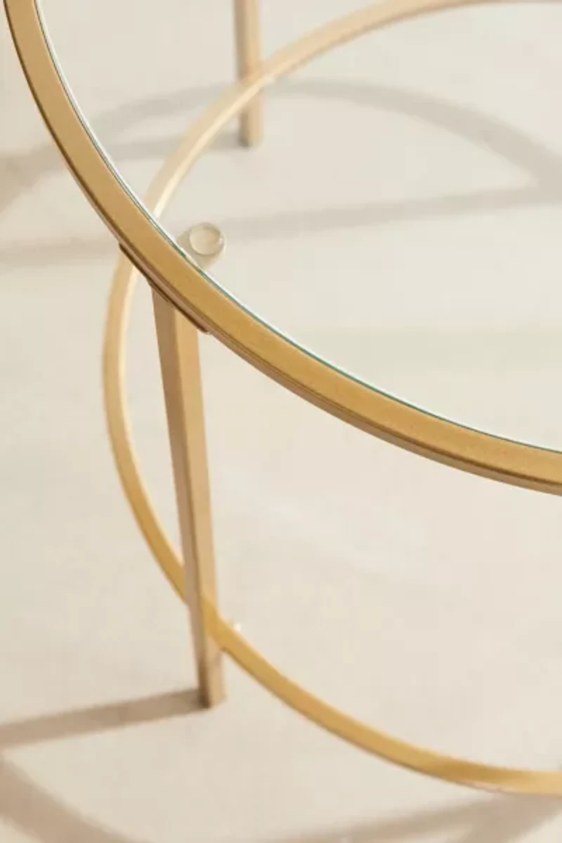 Claire Round Metal Side Table