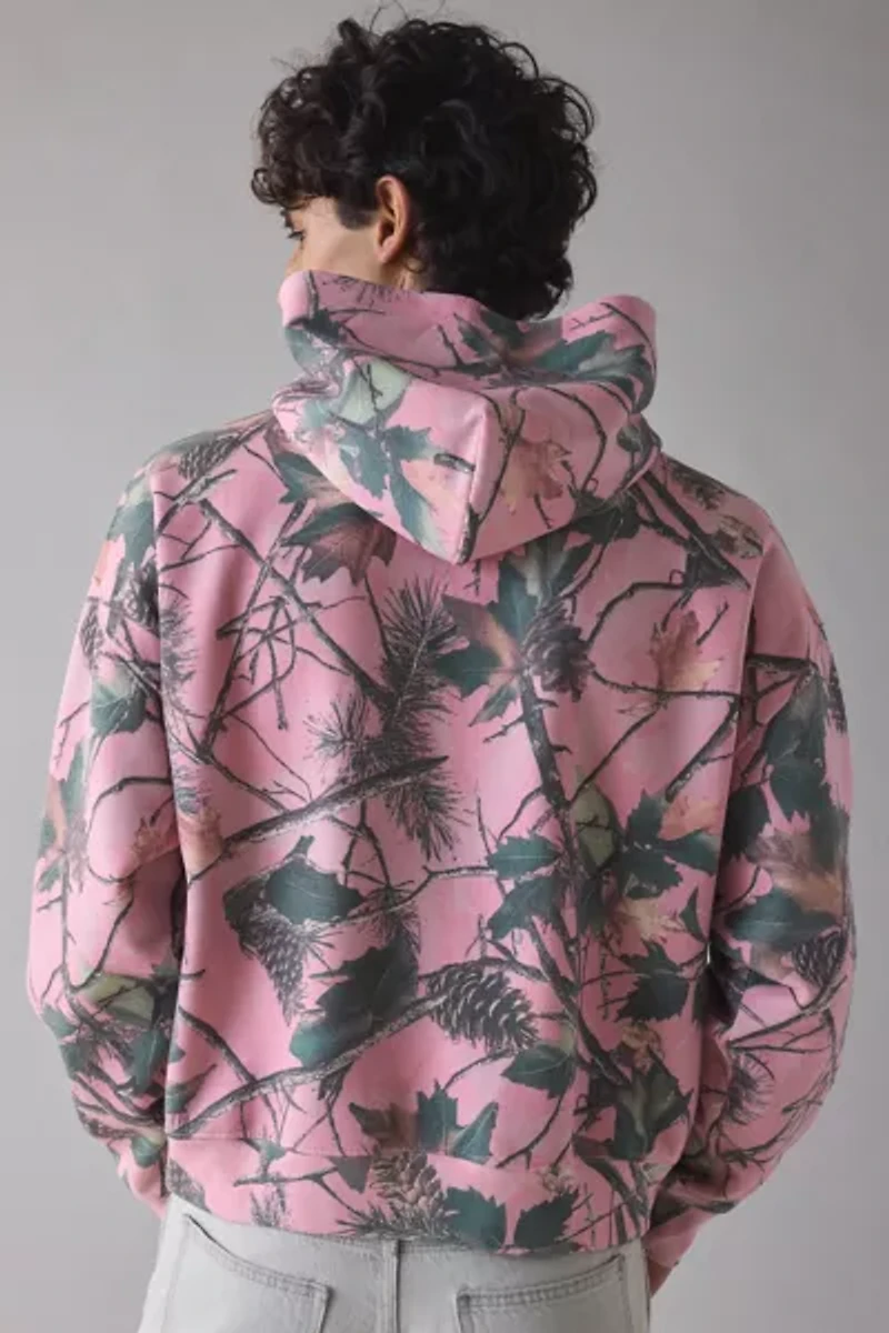 Woodland Camo Pattern Pullover Hoodie Sweatshirt