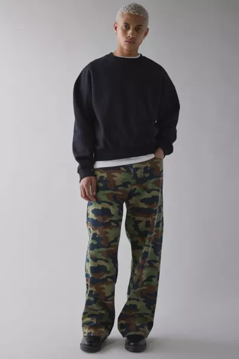 Standard Cloth Jump Shot Cocoon Crew Neck Sweatshirt