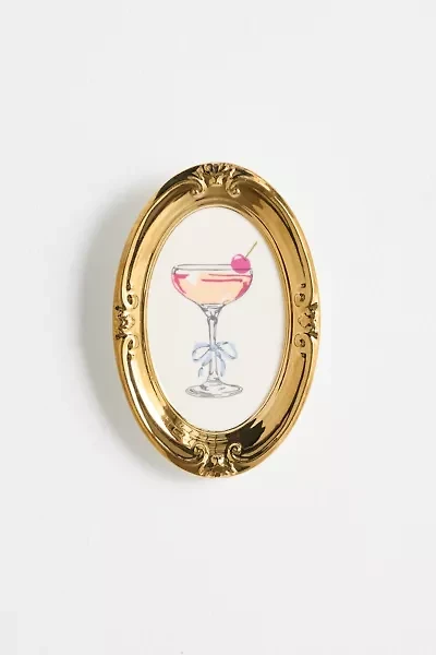 Preppy Icon Framed Ceramic Wall Hanging