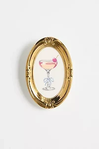 Preppy Icon Framed Ceramic Wall Hanging