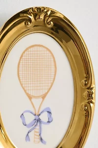 Preppy Icon Framed Ceramic Wall Hanging