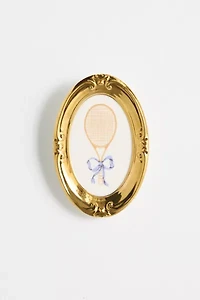 Preppy Icon Framed Ceramic Wall Hanging
