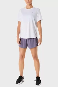 ASICS Silver 4in Running Short