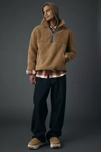 UGG Braid Fleece Half Zip Sweatshirt