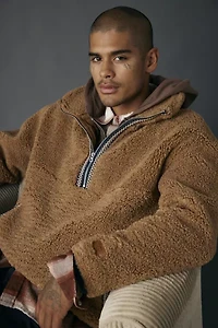 UGG Braid Fleece Half Zip Sweatshirt