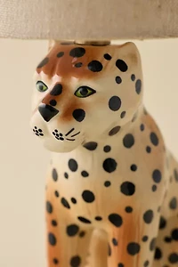 Leopard Ceramic Table Lamp