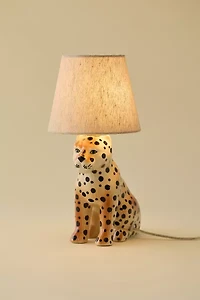 Leopard Ceramic Table Lamp