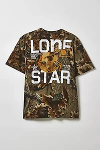 Lone Star Beer Graphic Camo Tee