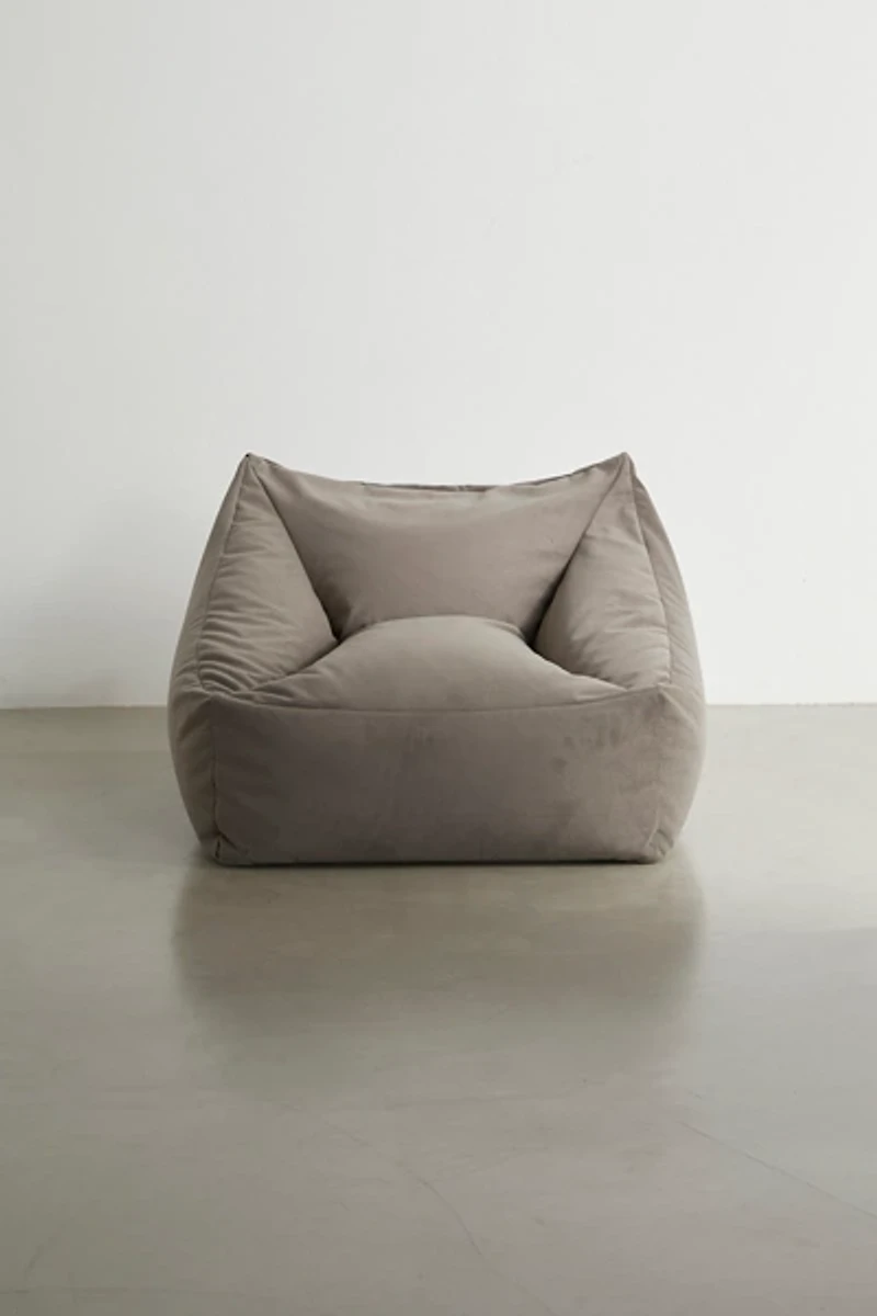 Cooper Velvet Bean Bag Chair