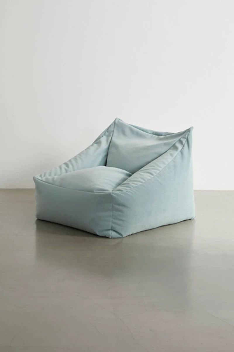 Cooper Velvet Bean Bag Chair