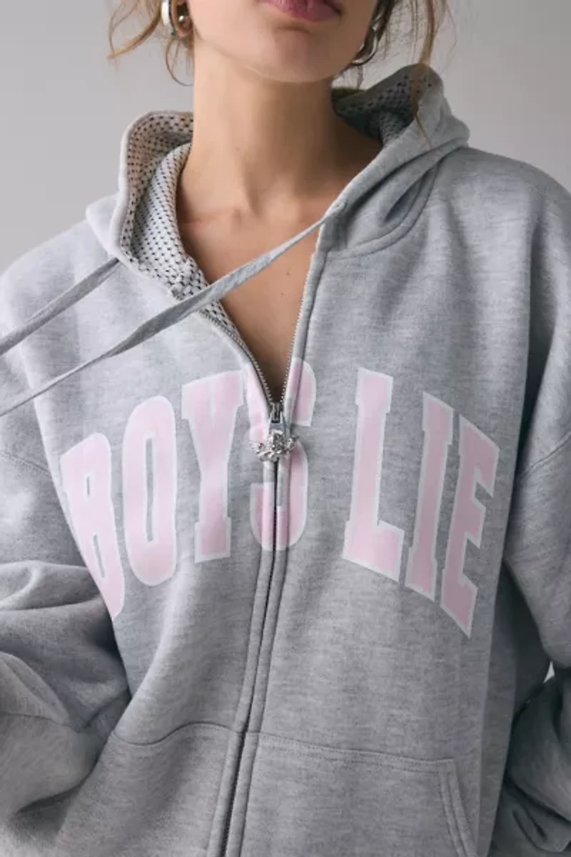 Boys Lie Candyqueen V2 Harley Zip-Up Hoodie Sweatshirt