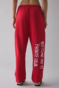 Boys Lie Kimmy Red Flags Graphic Jogger Sweatpant