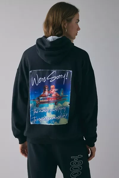 Boys Lie Harley 1-800 Disconnected Graphic Zip-Up Hoodie Sweatshirt