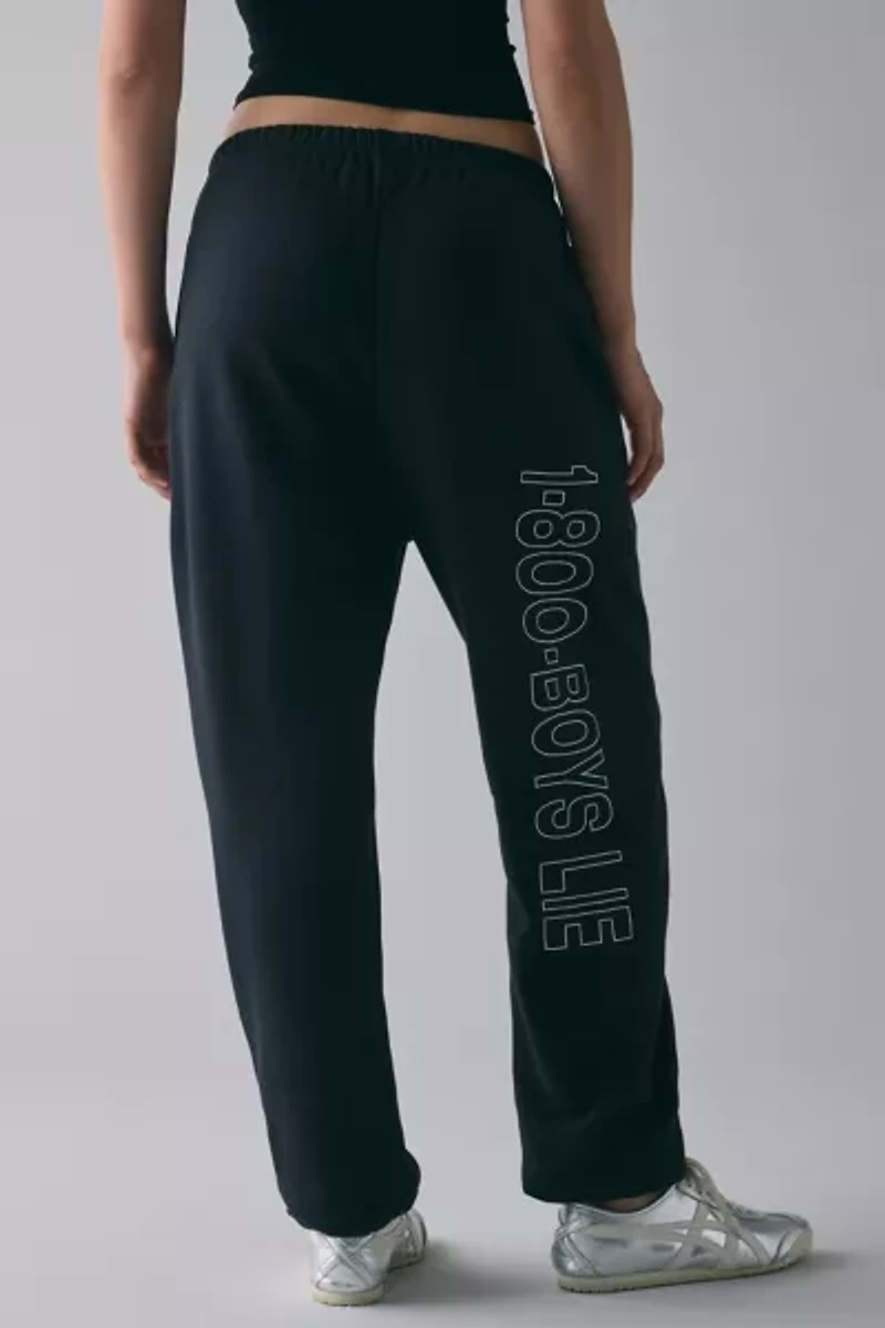 Boys Lie Kimmy 1-800 Disconnected Graphic Sweatpants