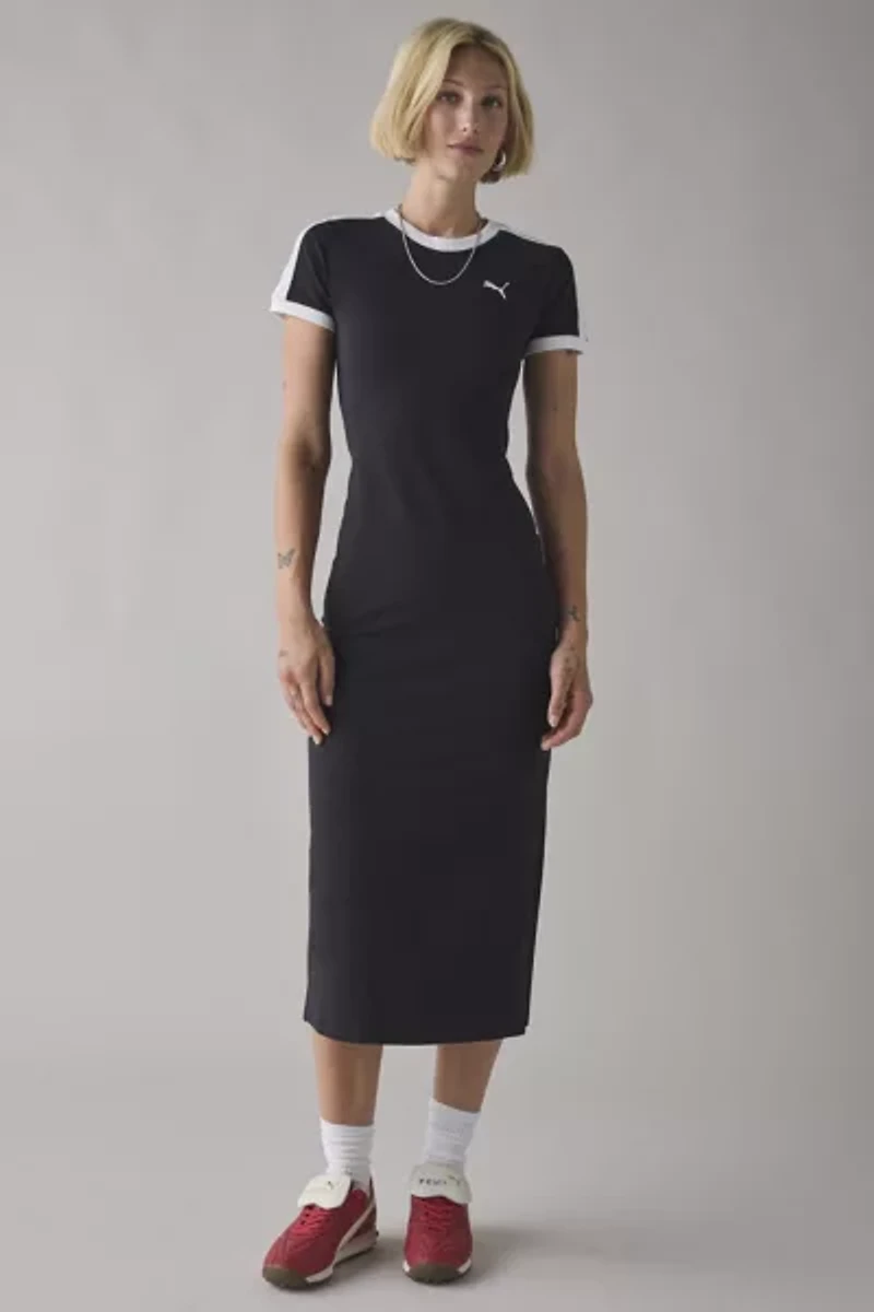 Puma T7 Side Stripe Midi Dress