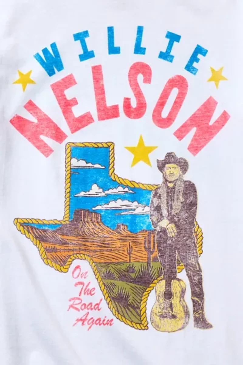 Willie Nelson On The Road Graphic Tee