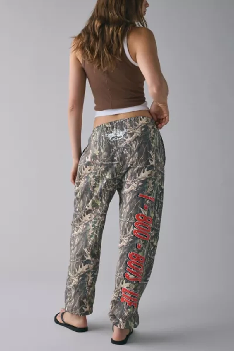 Boys Lie Kimmy Manhunt Camo Graphic Sweatpant