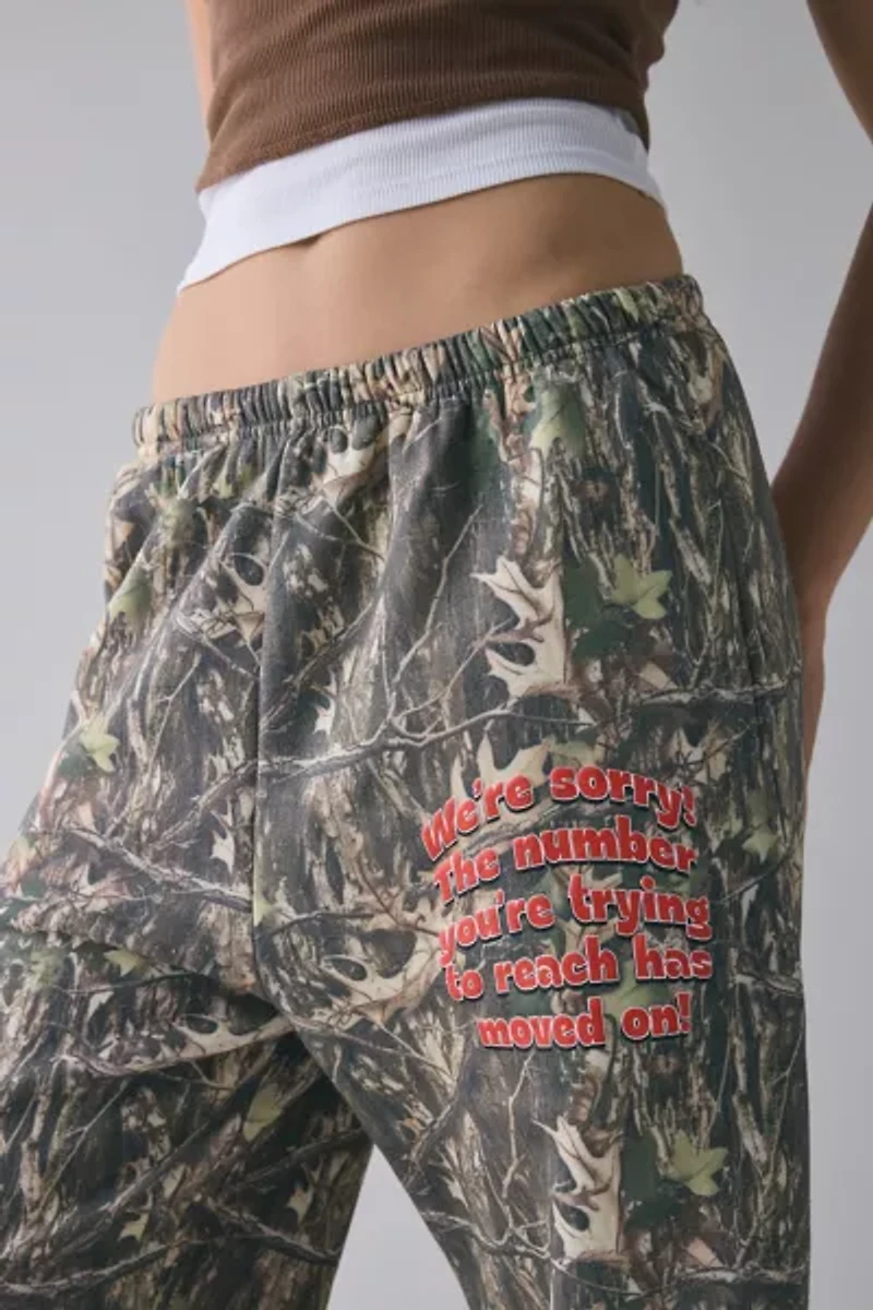Boys Lie Kimmy Manhunt Camo Graphic Sweatpant