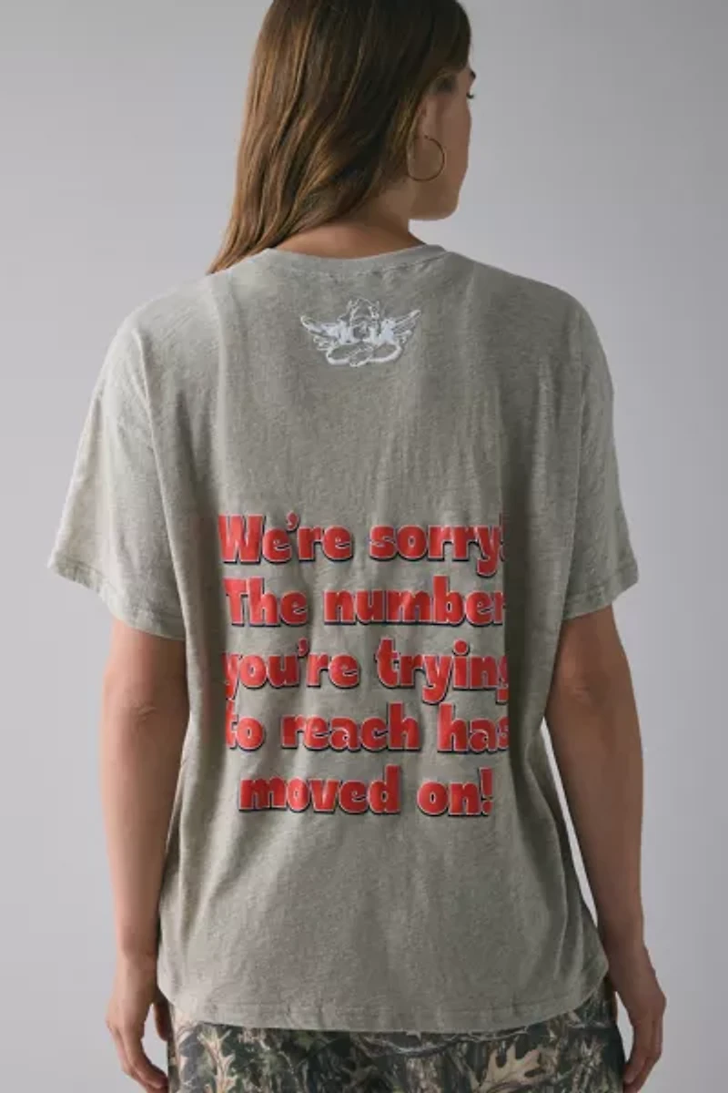 Boys Lie 1-800 Manhunt Graphic Boyfriend Tee