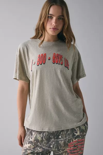 Boys Lie 1-800 Manhunt Graphic Boyfriend Tee