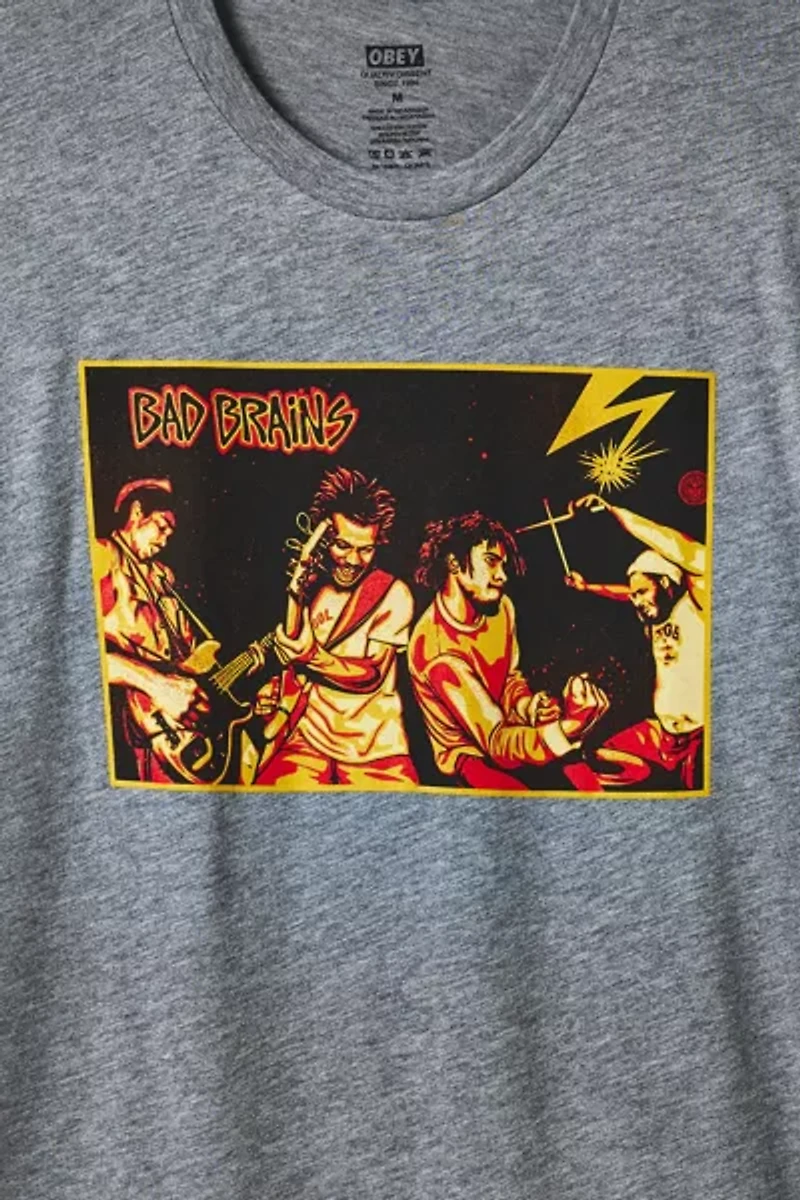 OBEY X Bad Brains Fearless Vampire Killers Graphic Tee