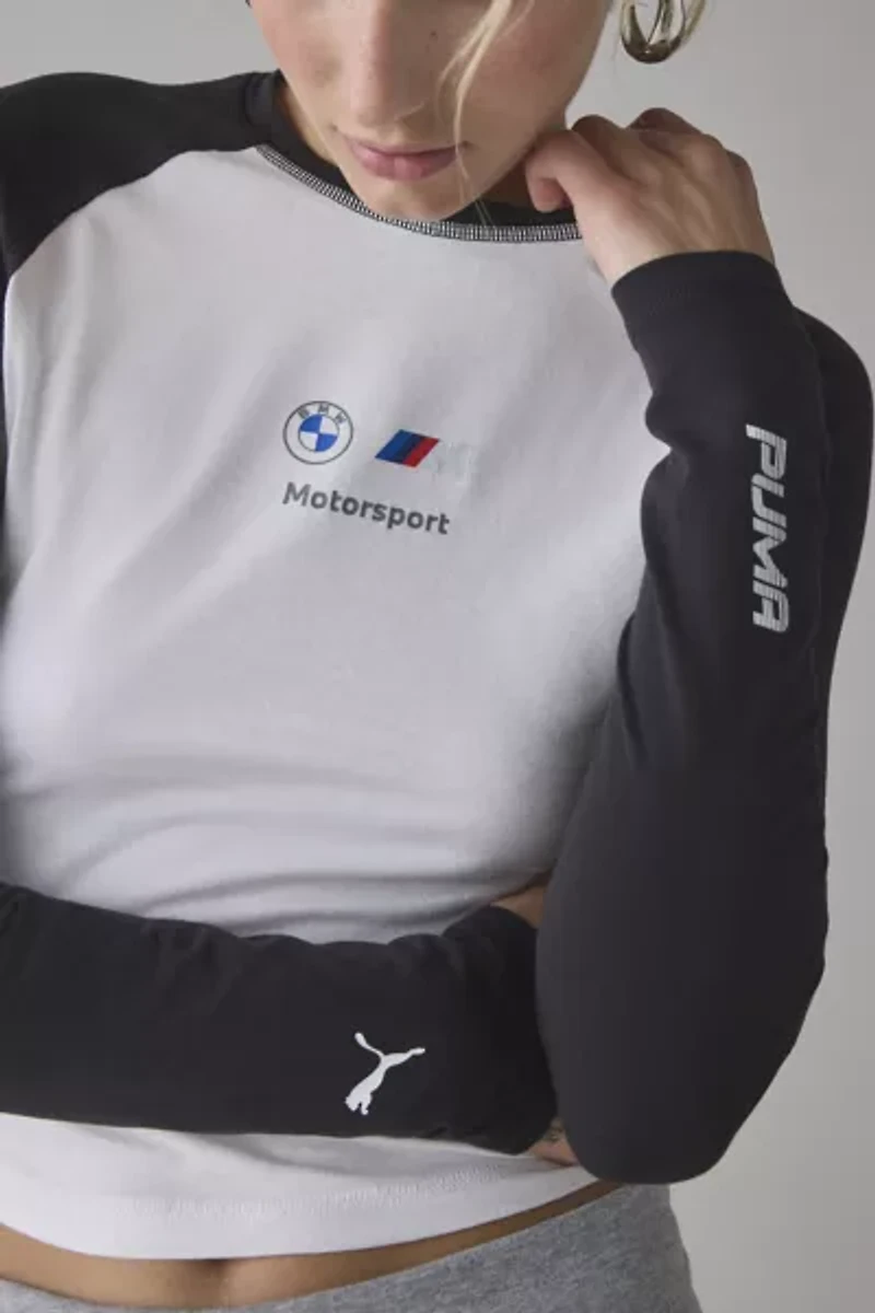 Puma X BMW M Motorsport Graphic Long Sleeve Baby Tee