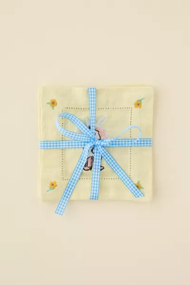 Party Animal Fabric Coaster - Set Of 3