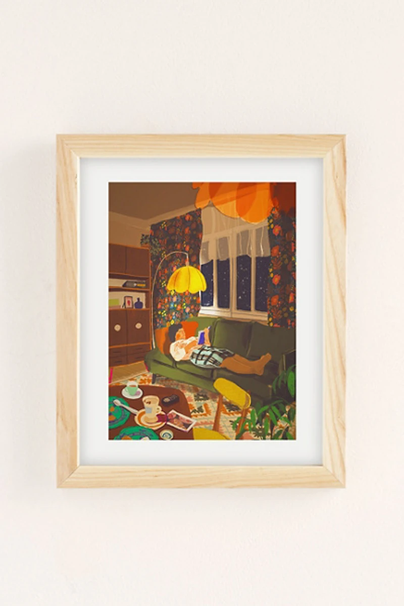 Gigi Rosado Evening Book Reader Art Print