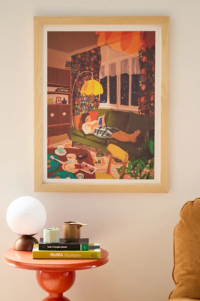 Gigi Rosado Evening Book Reader Art Print