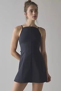 Kimchi Blue Becca Open Tie-Back Fit-And-Flare Mini Dress