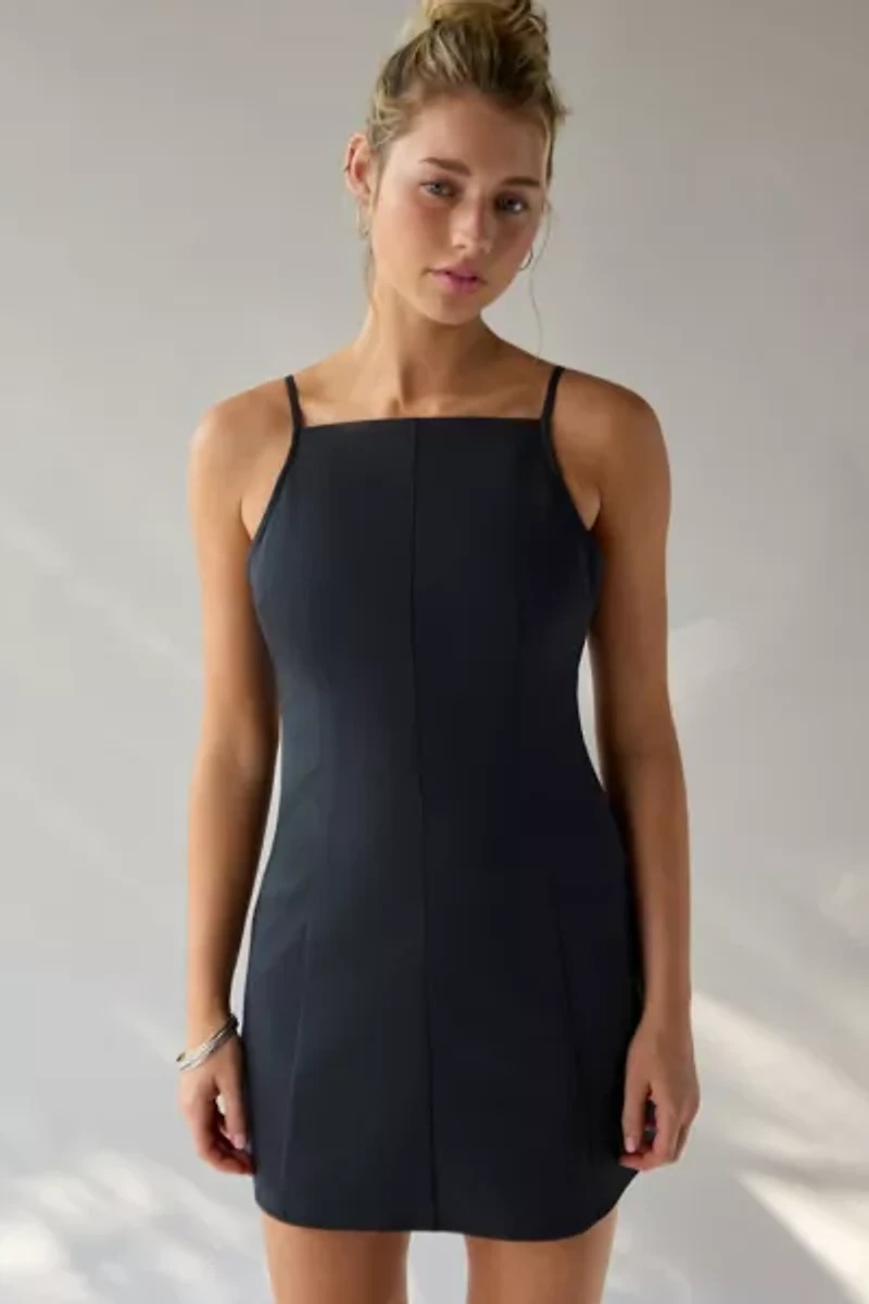 Kimchi Blue Becca Open Tie-Back Fit-And-Flare Mini Dress