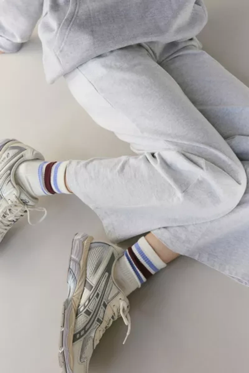 BAGGU Striped Ribbed Sock
