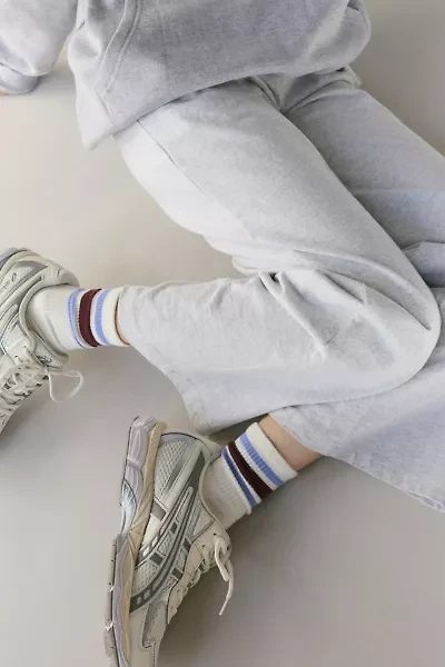 BAGGU Striped Ribbed Sock