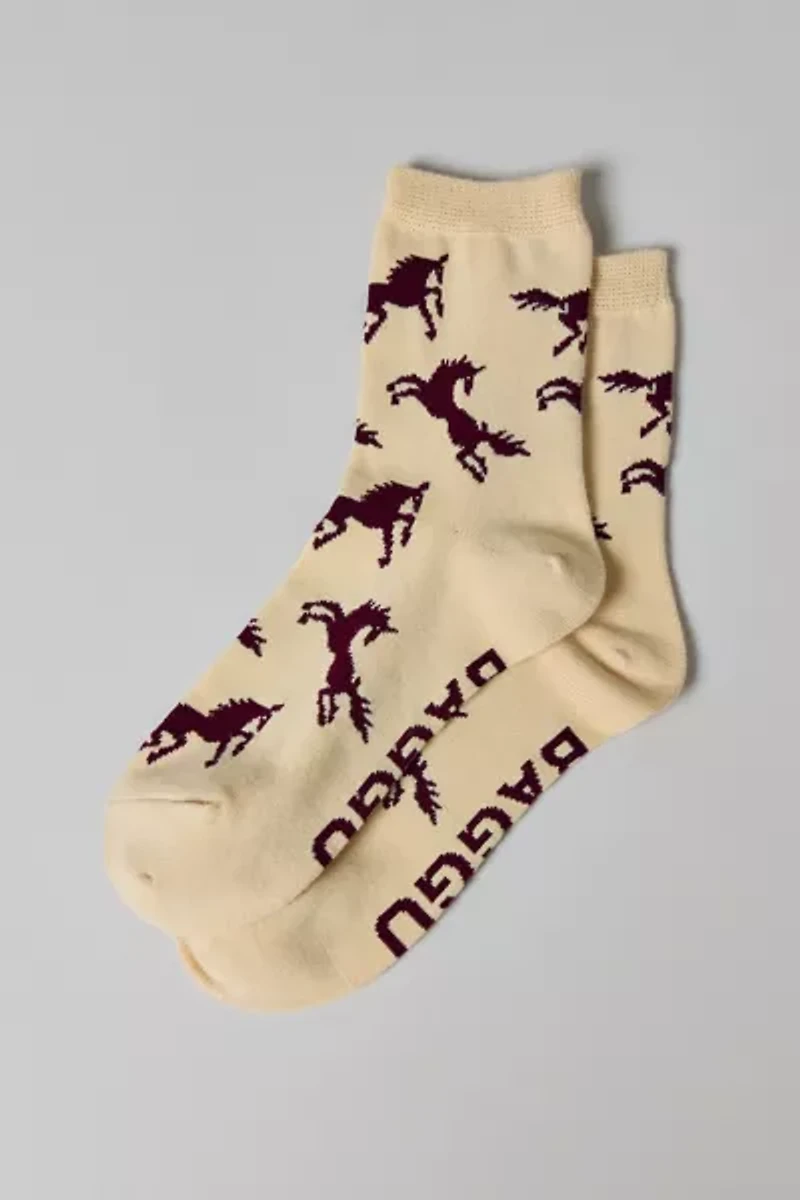 BAGGU Horses Crew Sock
