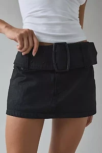 Silence + Noise Kate Belted Micro Mini Skort
