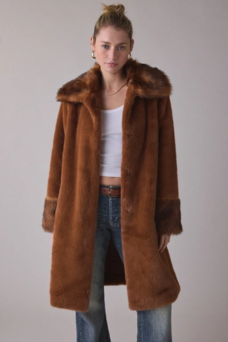 Unreal Fur Timeless Long Faux Coat