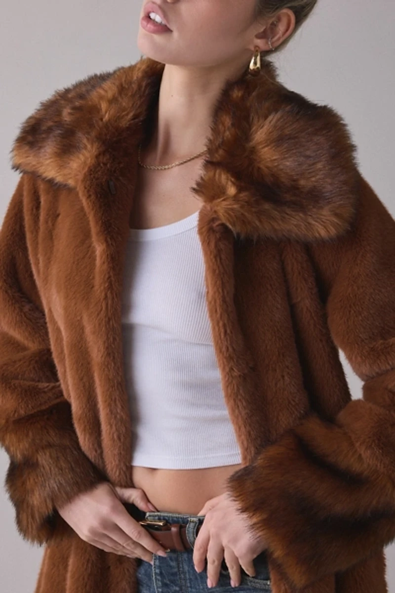 Unreal Fur Timeless Long Faux Coat