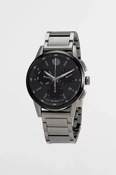 Movado Museum Sport Chronograph Quartz Black Dial Watch