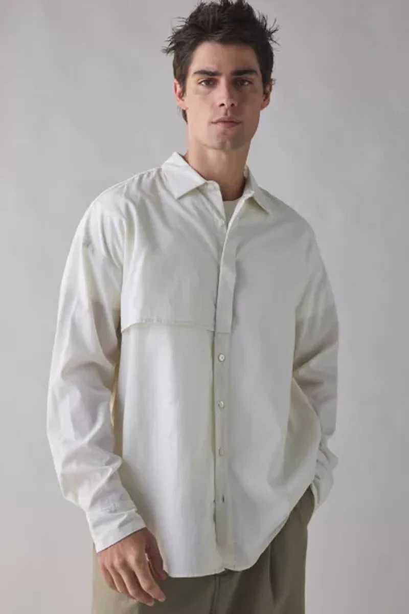 meagratia Asymmetry Button-Down Shirt