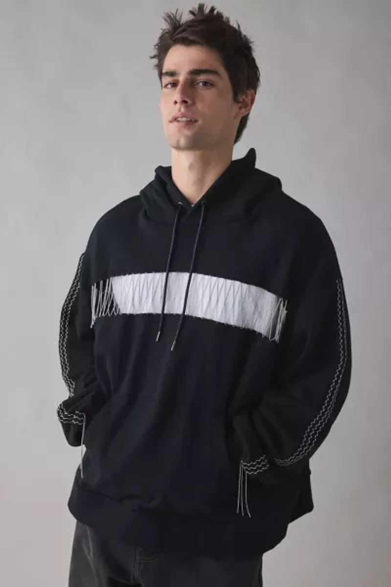 meagratia Chain Tape Hoodie Sweatshirt