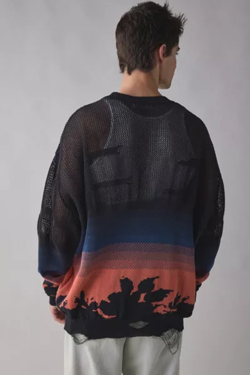meagratia Twilight Knit Crew Neck Sweater