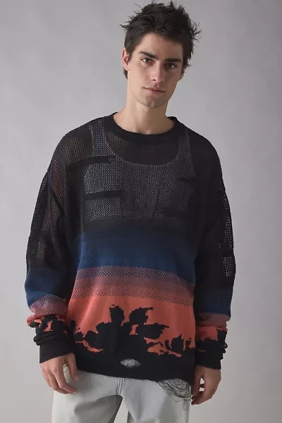 meagratia Twilight Knit Crew Neck Sweater