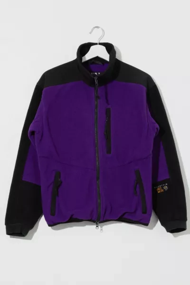 Vintage 1990s Mountain Hardwear Purple Full Zip Tech Fleece