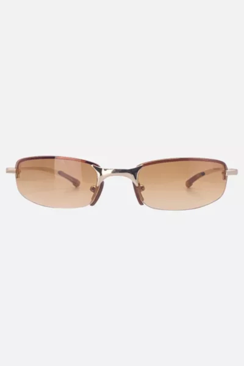 Giant Vintage Chinchilla 90’s Rimless Sunglasses