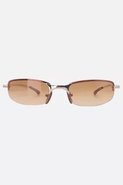 Giant Vintage Chinchilla 90’s Rimless Sunglasses